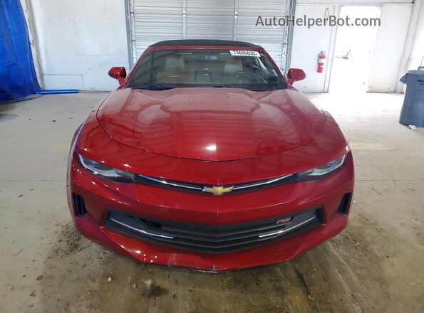 1G1FD3DX4G0184353 2016 CHEVROLET CAMARO Красный Вид спереди