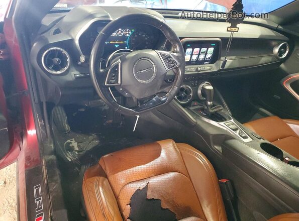 1G1FD3DX4G0184353 2016 CHEVROLET CAMARO Красный Вид панели приборов