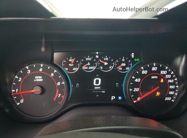 1G1FF1R71P0131276 2023 CHEVROLET CAMARO Синий Вид щитка приборов