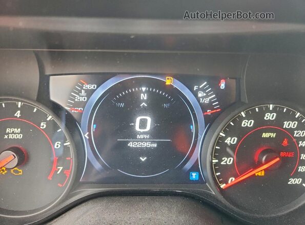 1G1FF1R79P0128187 2023 CHEVROLET CAMARO Красный Вид щитка приборов