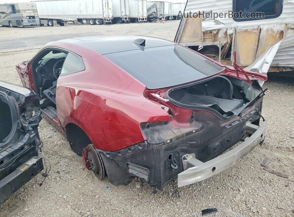 1G1FH1R76K0151168 2019 CHEVROLET CAMARO Бордовый Задняя левая четверть