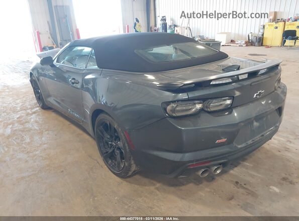 1G1FH3D73P0103797 2023 CHEVROLET CAMARO Gray Trasero izquierdo