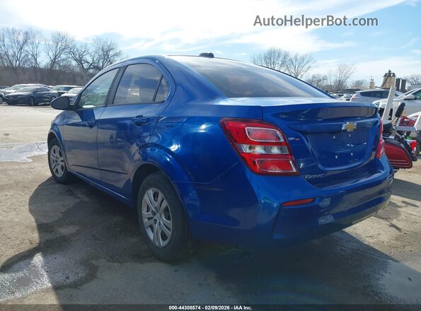 1G1JB5SB4K4148392 2019 CHEVROLET SONIC Blue Rear left