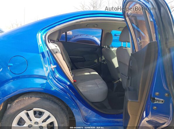 1G1JB5SB4K4148392 2019 CHEVROLET SONIC Blue VIN sticker view