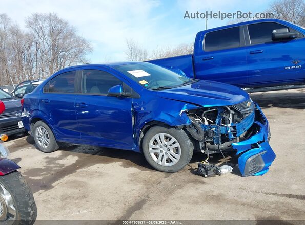 1G1JB5SB4K4148392 2019 CHEVROLET SONIC Blue Rear interior view