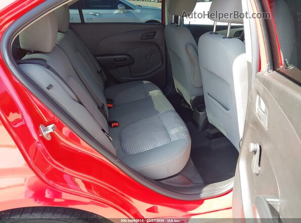 1G1JB5SH0H4139198 2017 CHEVROLET SONIC Red Vista de la etiqueta del VIN