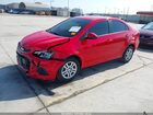 2017 Chevrolet Sonic Ls Auto Red vin: 1G1JB5SH0H4139198