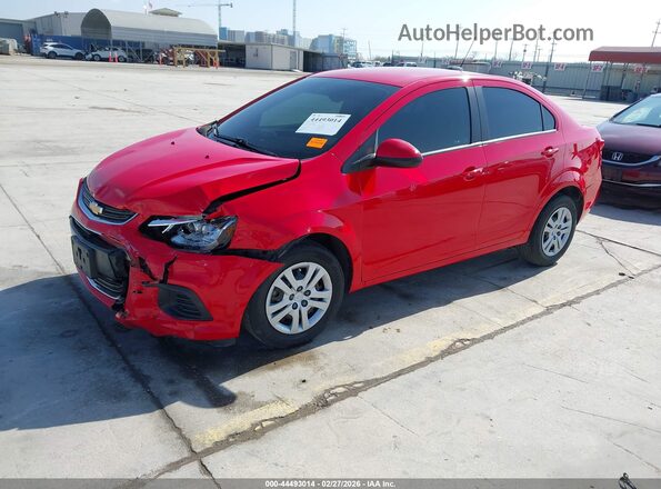 1G1JB5SH0H4139198 2017 CHEVROLET SONIC Red Vista tres cuartos delantera izquierda