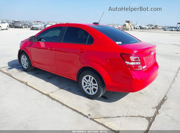 1G1JB5SH0H4139198 2017 CHEVROLET SONIC Red Trasero izquierdo