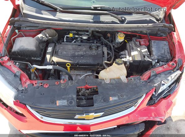 1G1JB5SH0H4139198 2017 CHEVROLET SONIC Red Vista trasera