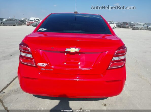 1G1JB5SH0H4139198 2017 CHEVROLET SONIC Red 