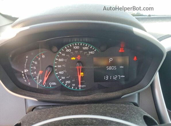 1G1JB5SH3H4125392 2017 CHEVROLET SONIC White Widok zestawu wskaźników