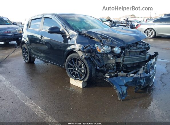 1G1JC6SH6G4165774 2016 CHEVROLET SONIC Черный Передняя правая четверть