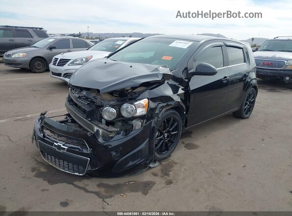 1G1JC6SH6G4165774 2016 CHEVROLET SONIC Черный Передняя левая четверть