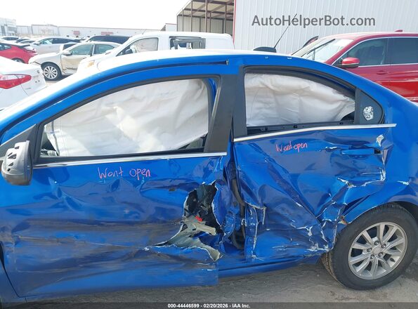 1G1JD5SH8J4114940 2018 CHEVROLET SONIC Синий Вид спереди
