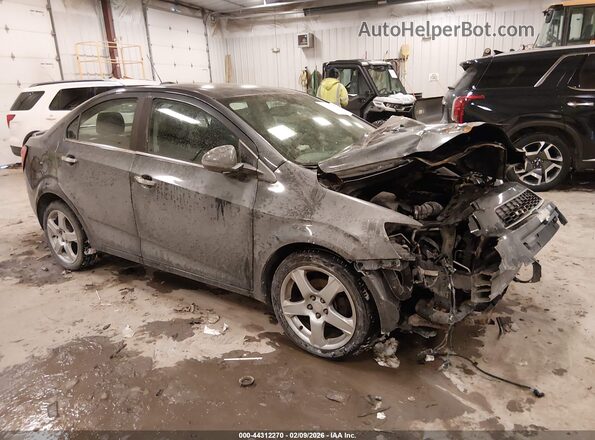 1G1JE5SBXG4135225 2016 CHEVROLET SONIC Серый Передняя правая четверть