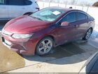 2017 Chevrolet Volt Lt Бордовый vin: 1G1RA6S55HU106909