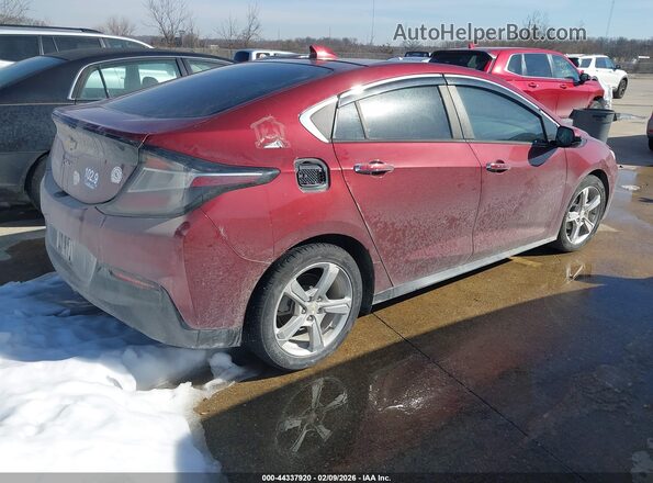 1G1RA6S55HU106909 2017 CHEVROLET VOLT Бордовый Задняя правая четверть