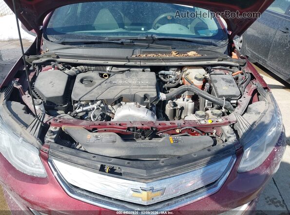 1G1RA6S55HU106909 2017 CHEVROLET VOLT Бордовый Вид сзади