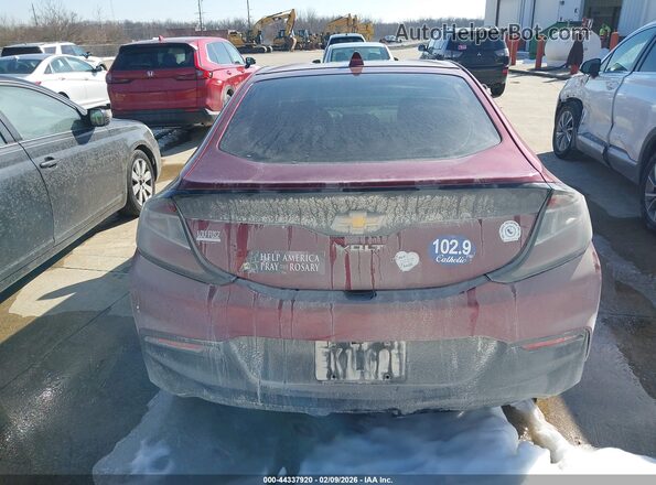 1G1RA6S55HU106909 2017 CHEVROLET VOLT Бордовый 