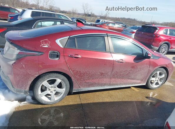 1G1RA6S55HU106909 2017 CHEVROLET VOLT Бордовый Вид задней части салона