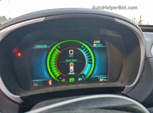 1G1RC6S50GU115039 2016 CHEVROLET VOLT Серый Вид щитка приборов