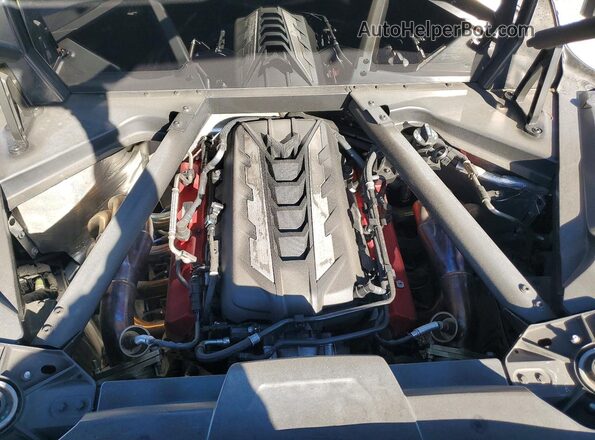 1G1YA2D41N5122345 2022 CHEVROLET CORVETTE White უკანა სალონის ხედი