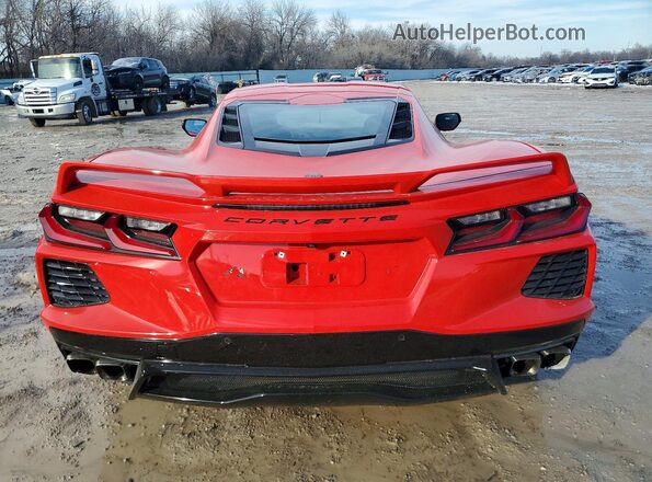 1G1YA2D44M5120118 2021 CHEVROLET CORVETTE Red Вид ззаду