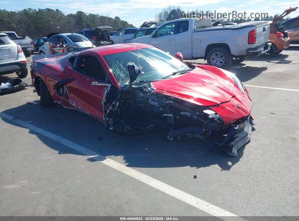 1G1YA2D45P5106409 2023 CHEVROLET CORVETTE Красный Передняя правая четверть