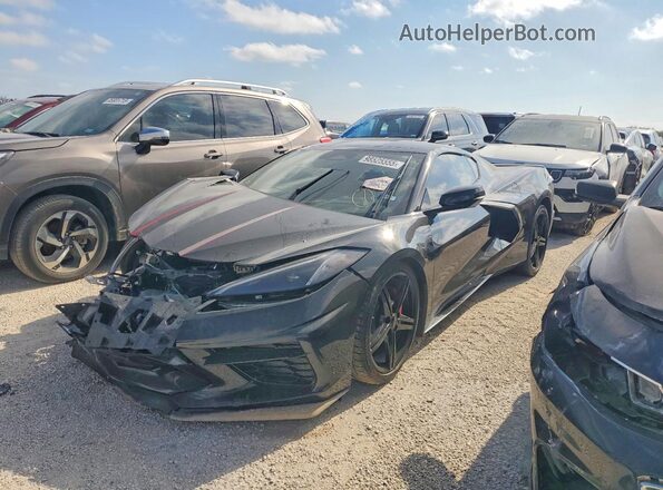 1G1YA2D46S5113345 2025 CHEVROLET CORVETTE Black Przód lewy