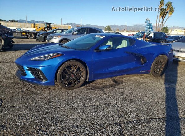 1G1YA2D48P5128596 2023 CHEVROLET CORVETTE Синий Передняя левая четверть