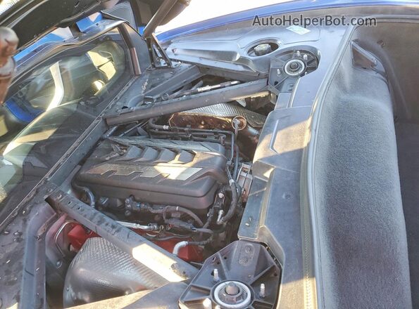 1G1YA2D48P5128596 2023 CHEVROLET CORVETTE Синий Вид задней части салона