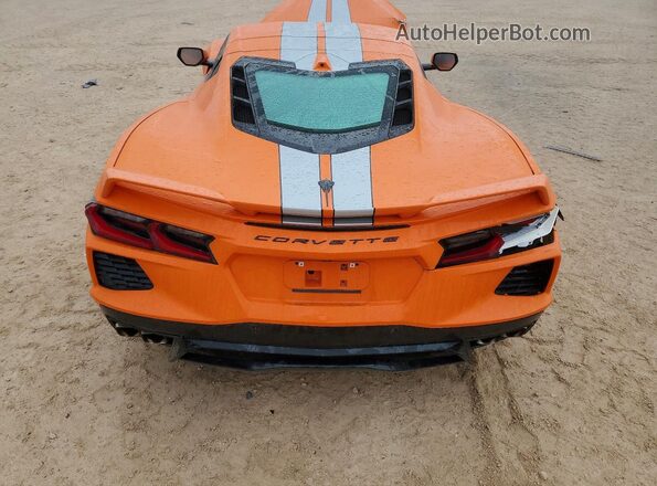 1G1YB2D4XR5117700 2024 CHEVROLET CORVETTE Оранжевый Вид задней части салона