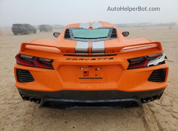 1G1YB2D4XR5117700 2024 CHEVROLET CORVETTE Оранжевый Вид сзади