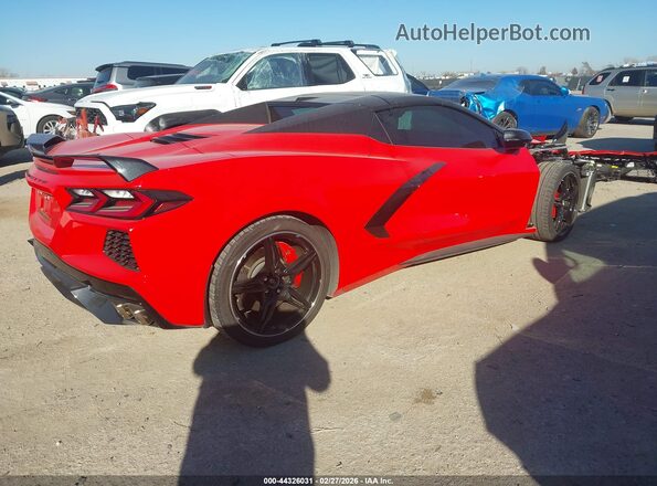 1G1YB3D49M5118075 2021 CHEVROLET CORVETTE Красный Задняя правая четверть