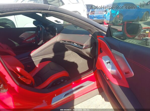1G1YB3D49M5118075 2021 CHEVROLET CORVETTE Красный Вид салона спереди