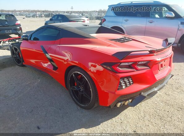 1G1YB3D49M5118075 2021 CHEVROLET CORVETTE Красный Задняя левая четверть