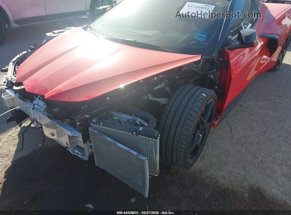 1G1YB3D49M5118075 2021 CHEVROLET CORVETTE Красный Вид спереди