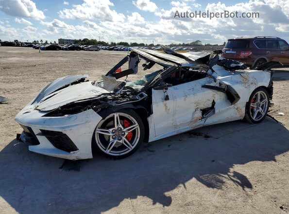 1G1YB3D49P5113317 2023 CHEVROLET CORVETTE Белый Передняя левая четверть