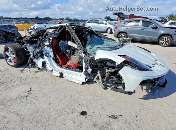 1G1YB3D49P5113317 2023 CHEVROLET CORVETTE Белый Передняя правая четверть