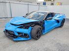 2021 Chevrolet Corvette Stingray 3lt Синий vin: 1G1YC3D42M5115984