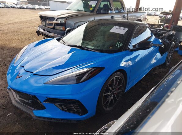 1G1YC3D4XP5134836 2023 CHEVROLET CORVETTE Синий Передняя левая четверть