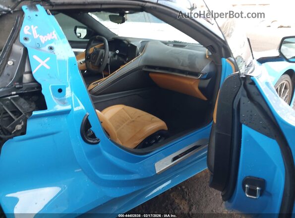 1G1YC3D4XP5134836 2023 CHEVROLET CORVETTE Синий Вид салона спереди