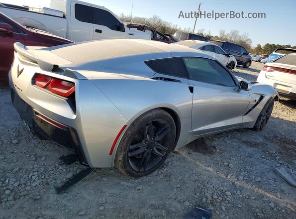 1G1YG2D72H5124294 2017 CHEVROLET CORVETTE Серебряный Задняя правая четверть