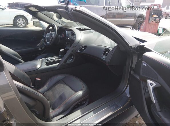 1G1YM2D73G5111075 2016 CHEVROLET CORVETTE Gray Widok wnętrza z przodu