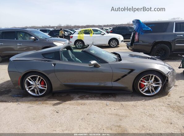 1G1YM2D73G5111075 2016 CHEVROLET CORVETTE Gray Widok wnętrza z tyłu