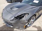 2016 Chevrolet Corvette Stingray Z51 Gray vin: 1G1YM2D73G5111075