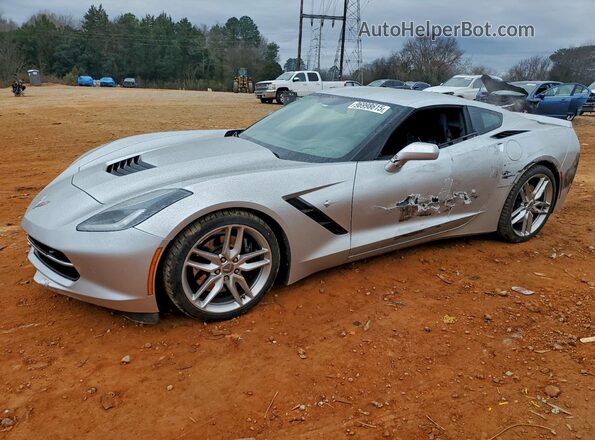 1G1YM2D79H5118078 2017 CHEVROLET CORVETTE Silver Przód lewy