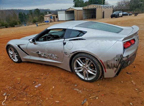 1G1YM2D79H5118078 2017 CHEVROLET CORVETTE Silver Tył lewy