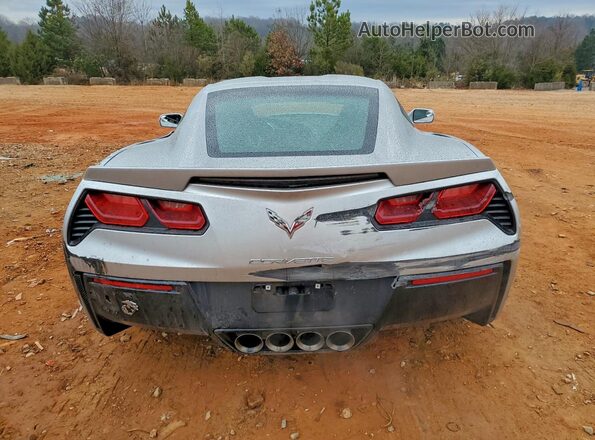 1G1YM2D79H5118078 2017 CHEVROLET CORVETTE Silver Widok z tyłu
